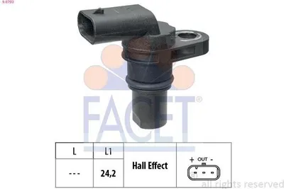 Produktbild von FACET Nockenwelleposition Sensor für VW Golf VII Schrägheck (5G1, BQ1, BE1, BE2) Nockenwellen 9.0793