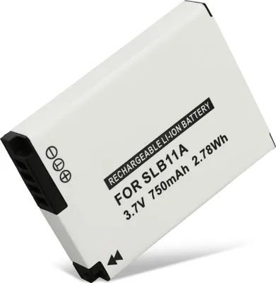 Produktbild von CELLONIC 1x Akku für Kamera Kompatibel mit Samsung CL65, ES55, ES60, SLB11A - (750mAh, 3.7V)