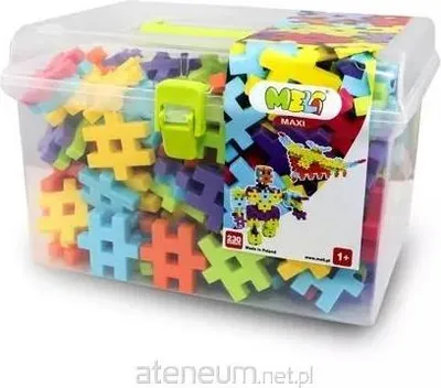 Produktbild von Meli Maxi Konstruktionsbausteine-Set – 230 Elemente für Kleinkinder ab 1 Jahr