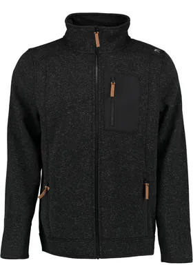 Produktbild von Jagdpullover Wanderjacke Fleecepullover Strickfleecejacke Freizeitjacke, Größe:54/XL, Farbe:Anthrazit