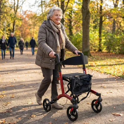 Produktbild von abc HOME | Rollator | Tasche | verstellbare Höhe | klappbar