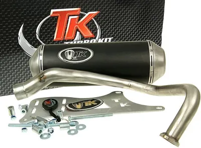 Produktbild von TurboKit Auspuff GMax 4T mit Zulassung kompatibel mit Kymco Dink, Yager, Spacer 125, 150