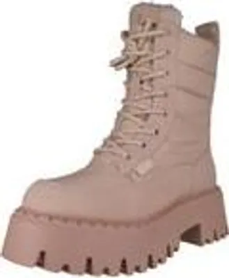 Image de Buffalo Dames Élégant Bottine Aspen Laceup Quilt 1622598 crème