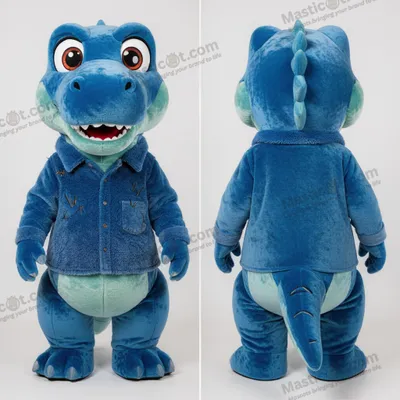 Imagen del producto de Mascota MASTICOT de Tiranosaurio Azul Cartoon