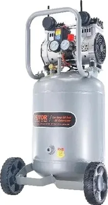Zdjęcie produktu dla sprężarka powietrza o pojemności 13 galonów, moc 2 KM, maksymalne ciśnienie 116 PSI, praca bezolejowa,