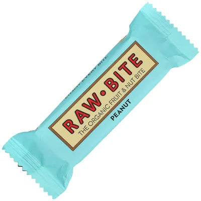 Productafbeelding van RAWBITE, biologische fruit- en notenbites, pindakaassmaak, 50g
