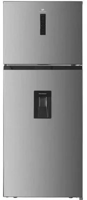 Image de Réfrigérateur-congélateur combiné CONTINENTAL EDISON, système No Frost, capacité de 413 litres, finition en acier inoxydable, affichage électronique de la température par LED, distributeur d'eau intégré de 2 litres