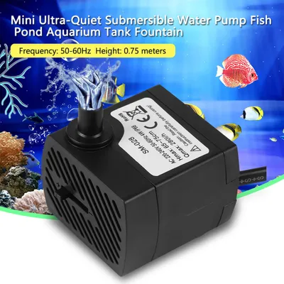 Immagine prodotto di 2W ultra-silenzioso fontana d'acqua pompa filtro pesce laghetto acquario pompa d'acqua