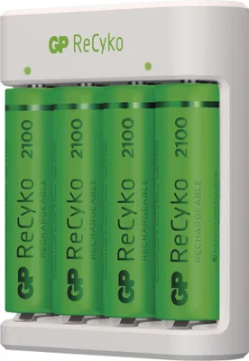 GP Nabíječka baterií Eco E411 + 4× AA ReCyko 2100, B51414