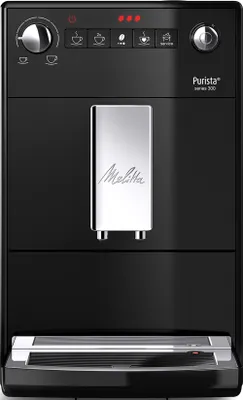 Produktbild von MELITTA Purista F23/0-102 schwarz Kaffeevollautomat (Stahl-Kegel-Mahlwerk, LED Symboldisplay, einstellbare Kaffeestärke, Aroma Extraction System)