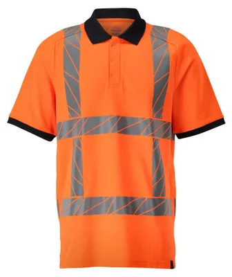 Zdjęcie produktu dla MASCOT 24083-771-14-S, Koszulka, Mężczyzna, Pomarańczowy, S, 92 cm, Bawełna, Poliester