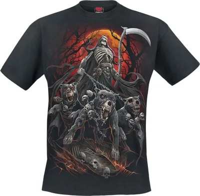 Produktbild von Spiral T-Shirt Herren Harbingers schwarz 4XL