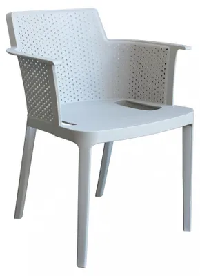 Immagine prodotto di Poltrona Cathy 60x58x76,5 cm in Polipropilene Grigio