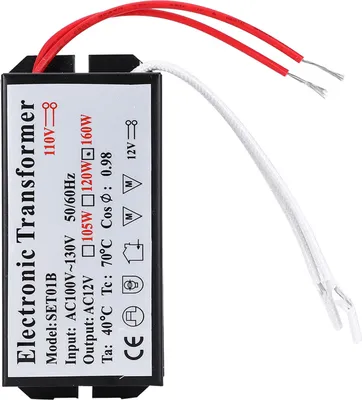 Image de transformateur électronique 110V vers 12V Convertisseur de tension Alimentation intelligente Pilote (160W)