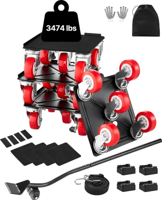 Obrázok produktu pre VEVOR vozík na nábytok, 175x160x70 mm, maximálna nosnosť 1575 kg, vhodný pre domáce spotrebiče, pohovky, chladničky, práčky
