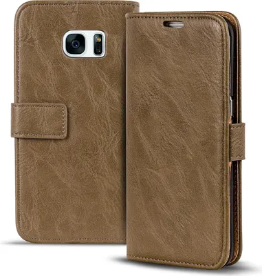 Obrázok produktu pre Retro puzdro pre Samsung Galaxy S7 Edge peňaženkové puzdro na mobilný telefón vintage slim cover