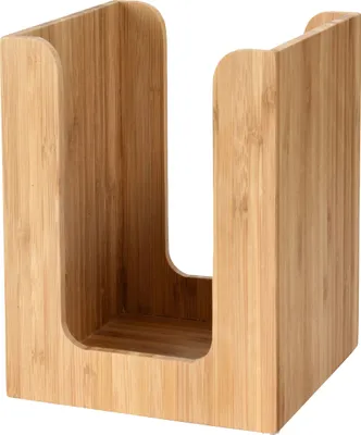 Zdjęcie produktu dla Duni uchwyt na serwetki bambusowy ecoecho 13 x 13 x 17 cm brązowy
