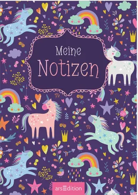 Produktbild von Meine Notizen Einhorn Notizbuch DIN A5 für Einhornfans