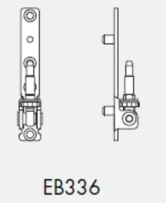 Produktbild von Siegenia Fensterbeschlag Ecklagerbock EB336-60V00