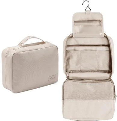 Produktbild von Große hängende Kosmetiktasche Beige
