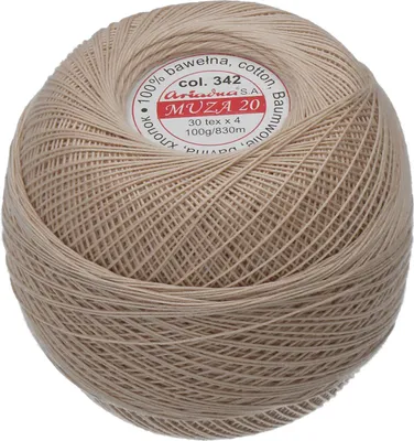 Obrázok produktu pre Pletacia priadza Muza 20 100 g - 0342