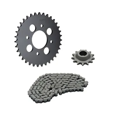 Obrázek produktu pro Řetězová sada 3-dílná černá 13/35 zubů pro Hercules K50 Sprint (od FG č. 685160522)