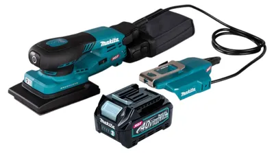 Immagine prodotto di Makita BO 005 CGD1 Levigatrice orbitale a batteria 40 V max. 80 x 130 mm corsa 3,0 mm Brushless + 1x batteria ricaricabile 2,5 Ah - senza caricabatterie