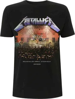 Zdjęcie produktu dla Metallica Stockholm '86. Black L Koszulka