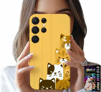 Obrázek produktu pro ETUI PRO SAMSUNG GALAXY S22 Ultra - LOVE CAT, CAT DESIGN, CASE + FILE