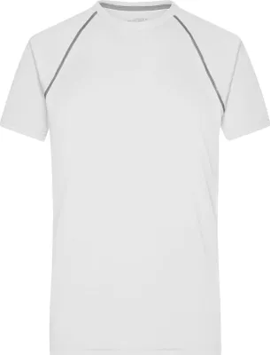 Produktbild von Funktions-Shirt für Fitness und Sport white/silver, Gr. S