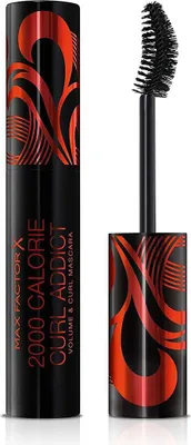 Immagine prodotto di Max Factor 2000 Calorie Mascara Curved Addict Black, 11 ml - Volume drammatico e ciglia incurvate per uno sguardo intenso