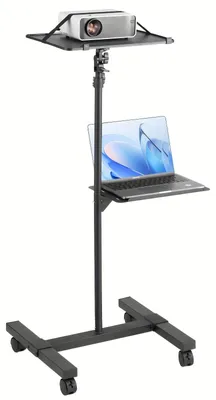 Image de Support de projection - Support pour projecteur - Fixation au sol - Support pour vidéoprojecteur - Trépied - Grande capacité de charge : 39,92 kg