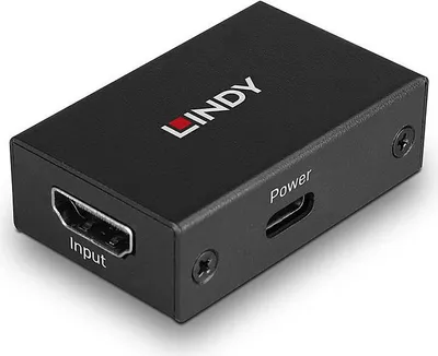 Zdjęcie produktu dla Lindy 38391, Wzmacniacz AV, Przewodowa, Czarny, HDCP