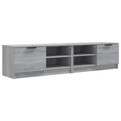 Produktbild von TV-Schränke 2 Stk. Grau Sonoma 80x35x36,5 cm Holzwerkstoff