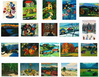 Produktbild von Kunstkarten-Topseller-Set Gabriele Münter