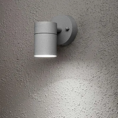 Immagine prodotto di Applique Konstsmide Modena in alluminio laccato grigio e vetro trasparente