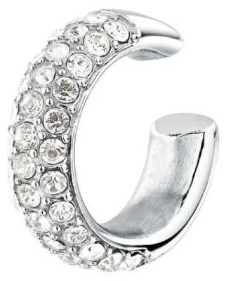 Immagine prodotto di Orecchino singolo in acciaio con cristalli Earcuff SAUP39