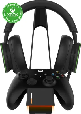 Produktbild von snakebyte COMBO CHARGE X schwarz - Xbox One & Series X|S Controller- und Headset-Ladestation, schnelles Laden, LED Ladestatus, 1100-mAh-Akku, USB-C & Micro-USB Kabel