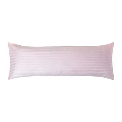 Image de HOMESCAPES Taie d'oreiller pour dormeur de côté 330, 100% coton, rose