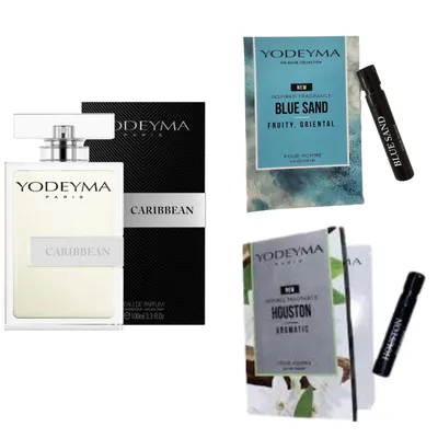 Immagine prodotto di Yodeyma Caribbean Eau de Parfum per uomo 100 ml + 2 campioni