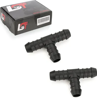 Produktbild von 2x Schlauchverbinder Polyamid T-Stück Benzin ölbeständig 14 mm für AUDI PORSCHE