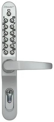 Image de Serrure à code mécanique KEYLEX profil étroit (boitier à code et garniture intérieur) - LOKOD – 22701