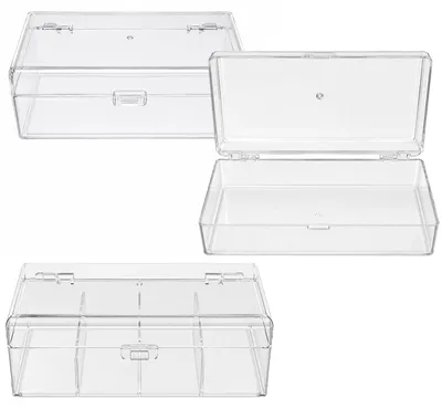 Immagine prodotto di Elzusha - Set di 3 organizer per cosmetici, adatti per cassetti, impilabili