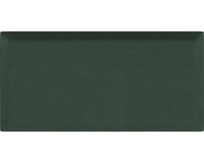 Imagen del producto de Panel acústico mural tapizado, modelo Riviera 38, color verde oscuro, 30x60 cm
