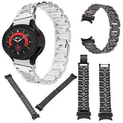 Obrázok produktu pre Pre Samsung Galaxy Watch 6 5 4 Normal Pro Classic všetky veľkosti diamant z nehrdzavejúcej ocele