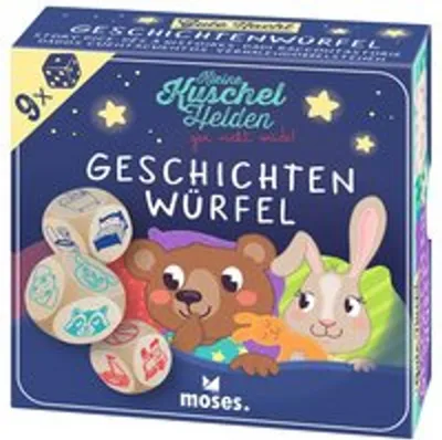 Produktbild von moses. Verlag 38177 Kleine Kuschelhelden Geschichtenwürfel