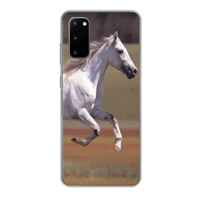 Produktbild von MuchoWow® Handyhülle Schutzhülle Hülle für Samsung Galaxy S20 Pferd - Licht - Gras Silikon Softcase Handy Hülle - Bild