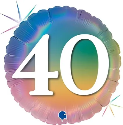 Produktbild von 18"/Ø45cm Folienballon "Happy Colourful Rainbow" | #40