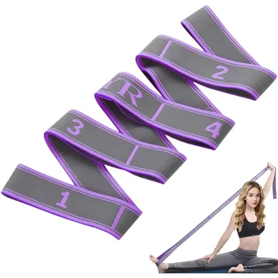 Produktbild von Elastische Widerstandsbänder für Fitness- und Yoga-Training (lila)