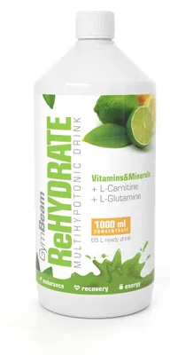 Produktbild von GymBeam - ReHydrate Ionenversorgungs-Drink, 1000 ml, Aprikose